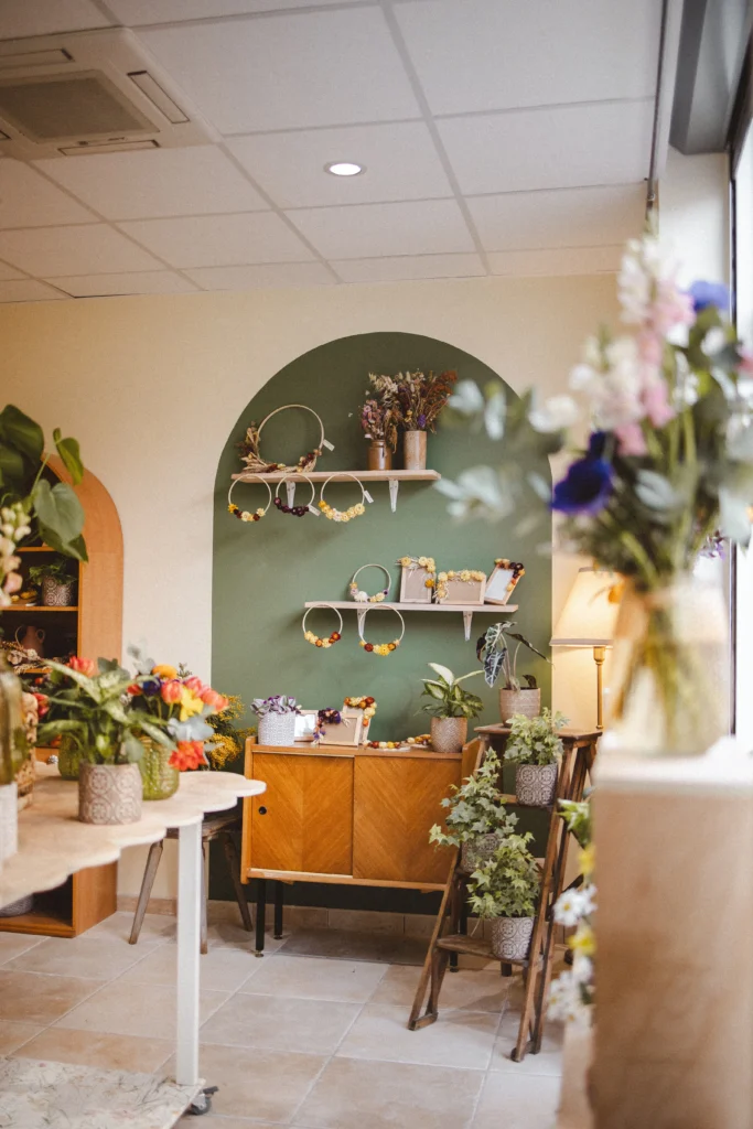 boutique de fleurs et d'hommages funéraires à Grenoble, quartier Île Verte