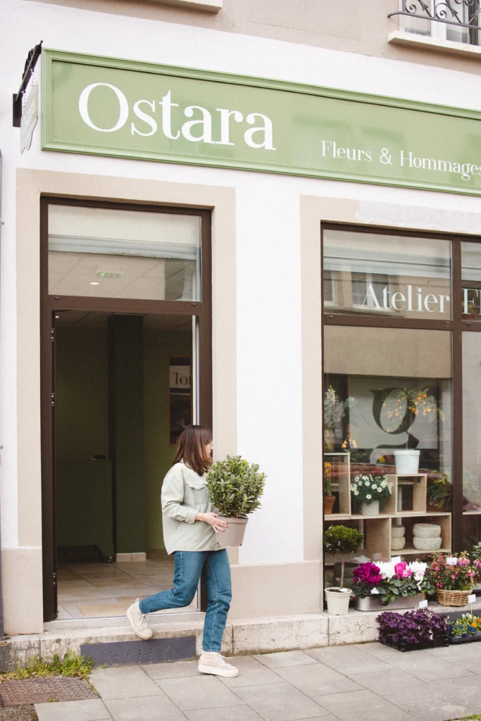 fleuriste à Grenoble, quartier Île Verte