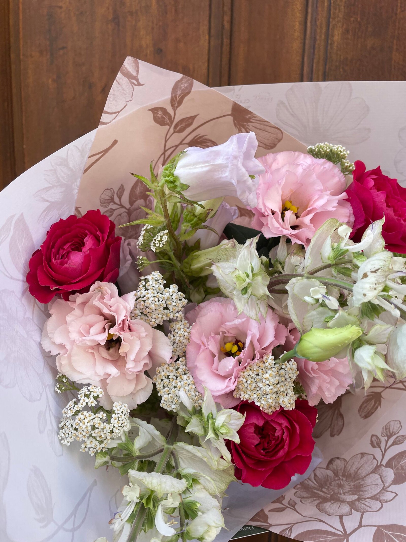 atelier floral Ostara - inspiration Barbie bouquet de fleurs françaises et locales rose